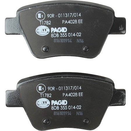 Pagid Brakes Disc Brake Pad, 355014021 355014021